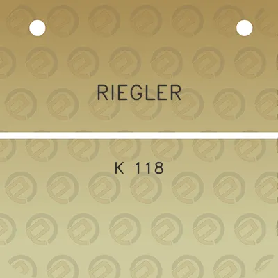 riegler-k-118