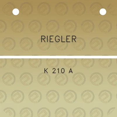 riegler-k-210-a