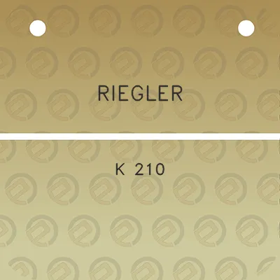 riegler-k-210