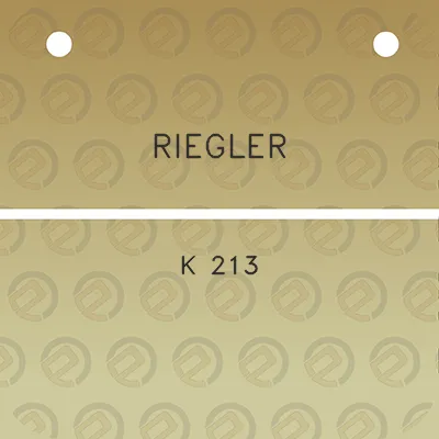 riegler-k-213