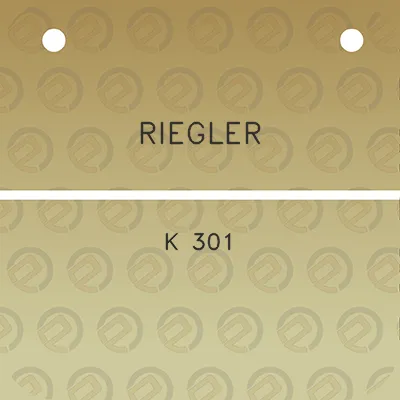 riegler-k-301