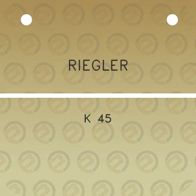 riegler-k-45