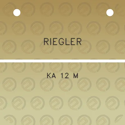 riegler-ka-12-m