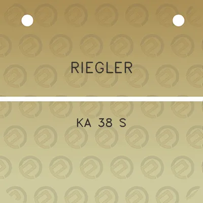 riegler-ka-38-s