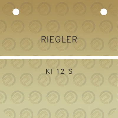 riegler-ki-12-s