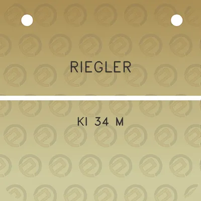 riegler-ki-34-m