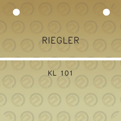 riegler-kl-101