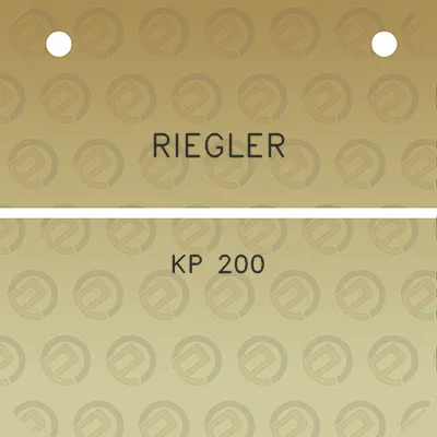 riegler-kp-200