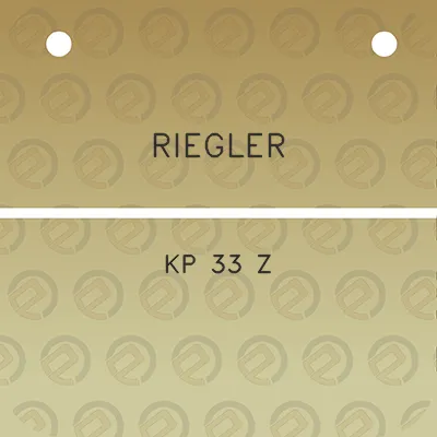 riegler-kp-33-z