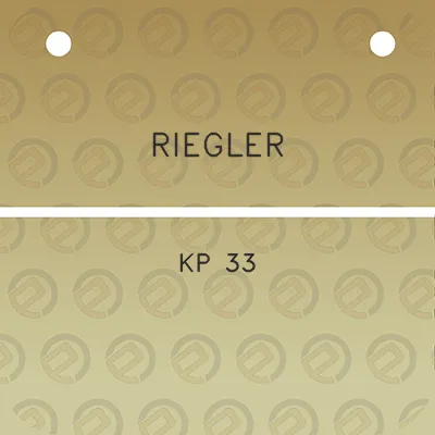 riegler-kp-33