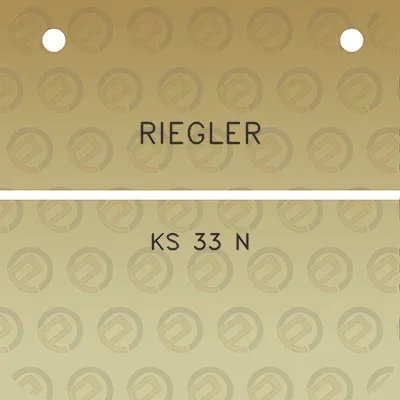 riegler-ks-33-n