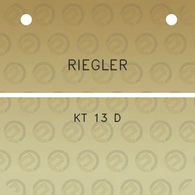 riegler-kt-13-d