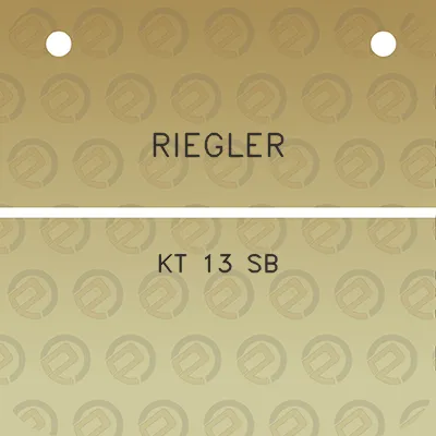 riegler-kt-13-sb