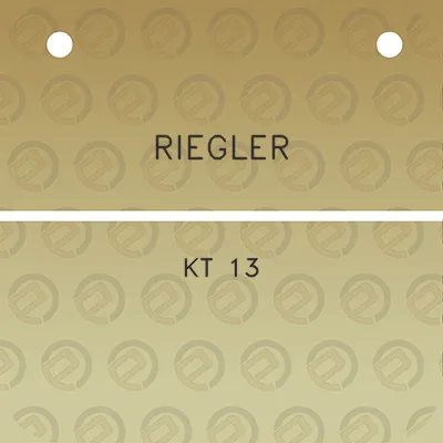 riegler-kt-13