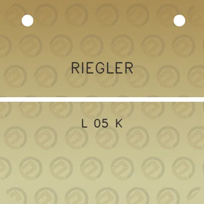 riegler-l-05-k