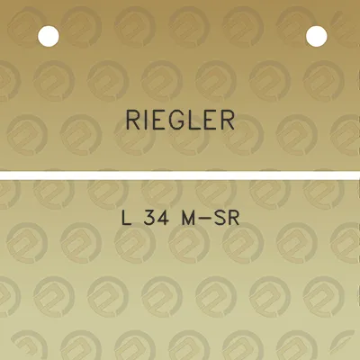 riegler-l-34-m-sr