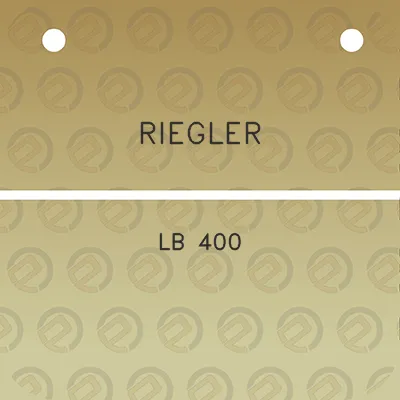 riegler-lb-400