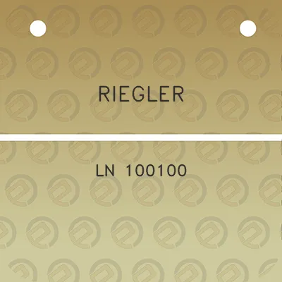 riegler-ln-100100