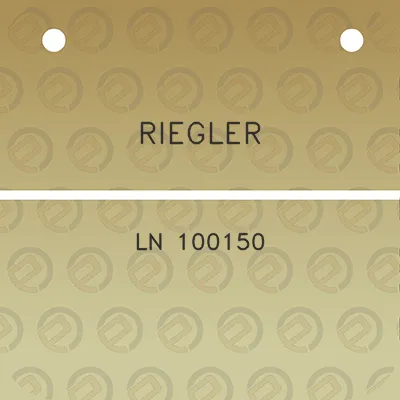 riegler-ln-100150