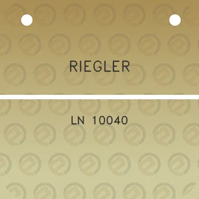 riegler-ln-10040