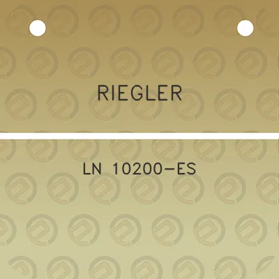 riegler-ln-10200-es