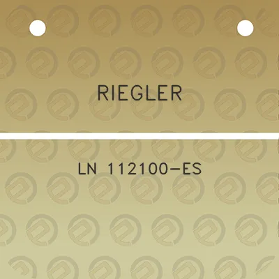 riegler-ln-112100-es