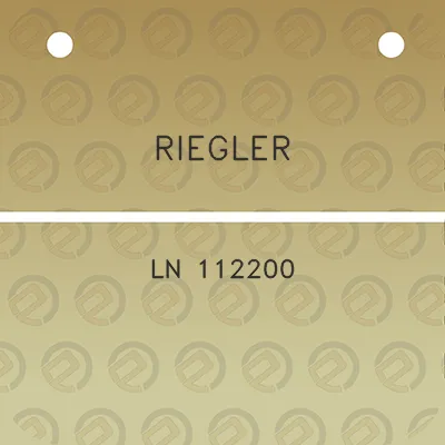 riegler-ln-112200