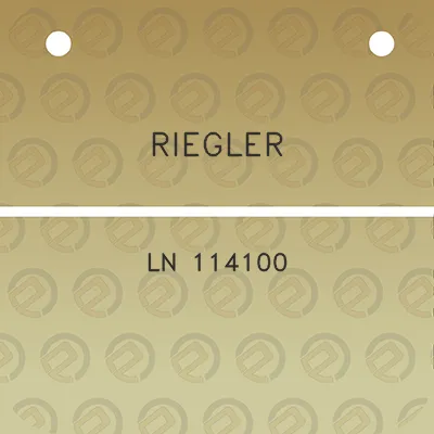 riegler-ln-114100