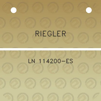 riegler-ln-114200-es