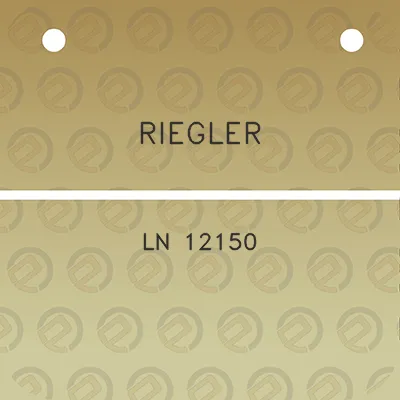 riegler-ln-12150