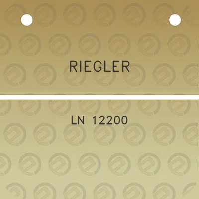 riegler-ln-12200