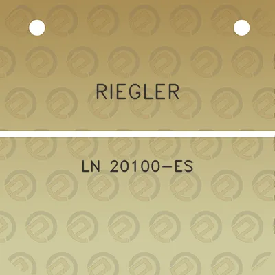 riegler-ln-20100-es