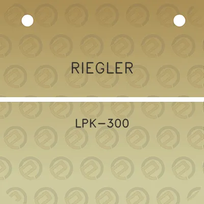 riegler-lpk-300