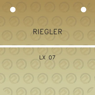 riegler-lx-07