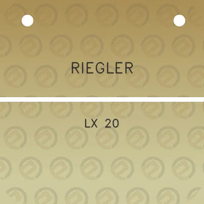 riegler-lx-20