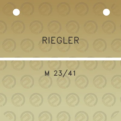 riegler-m-2341