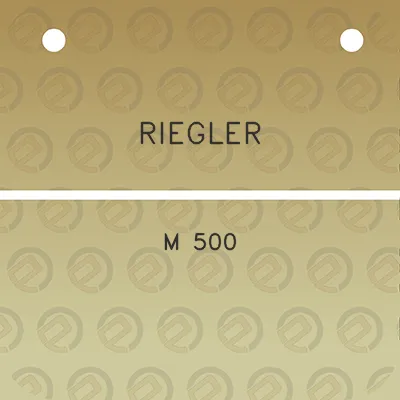 riegler-m-500