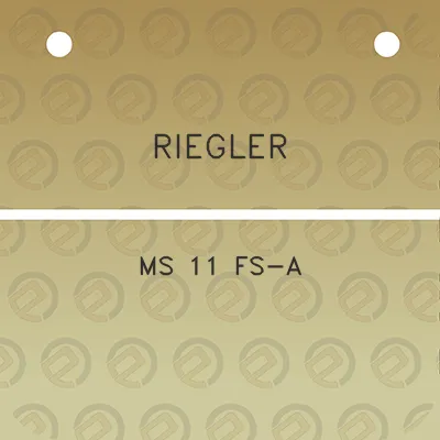 riegler-ms-11-fs-a