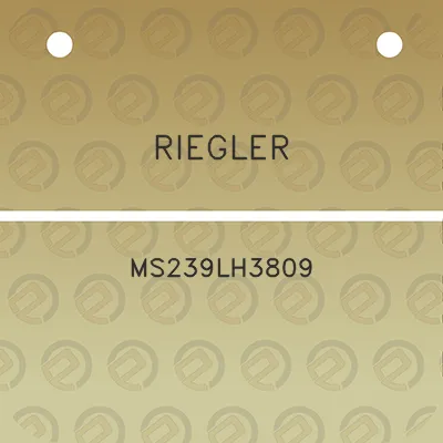 riegler-ms239lh3809