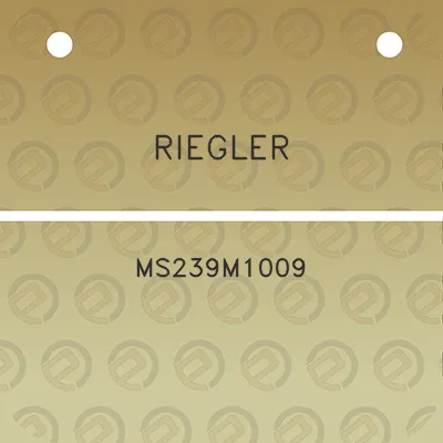 riegler-ms239m1009