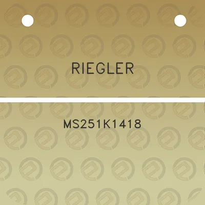 riegler-ms251k1418