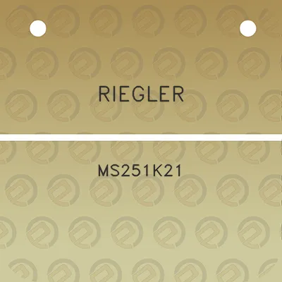 riegler-ms251k21