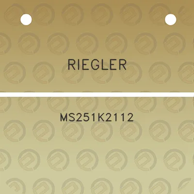 riegler-ms251k2112