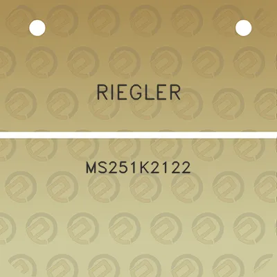 riegler-ms251k2122