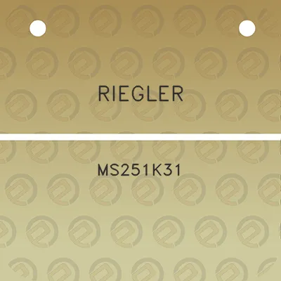 riegler-ms251k31