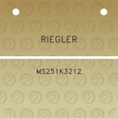 riegler-ms251k3212