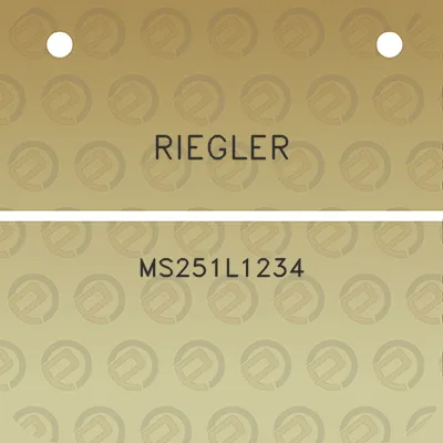 riegler-ms251l1234