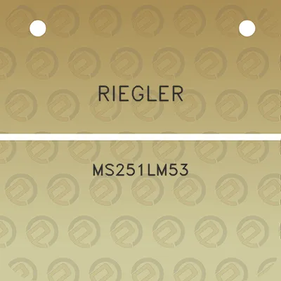 riegler-ms251lm53