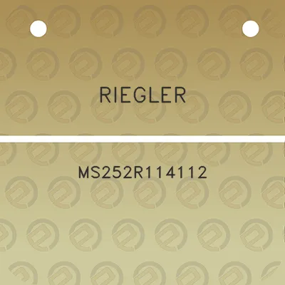 riegler-ms252r114112