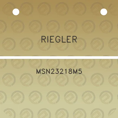 riegler-msn23218m5